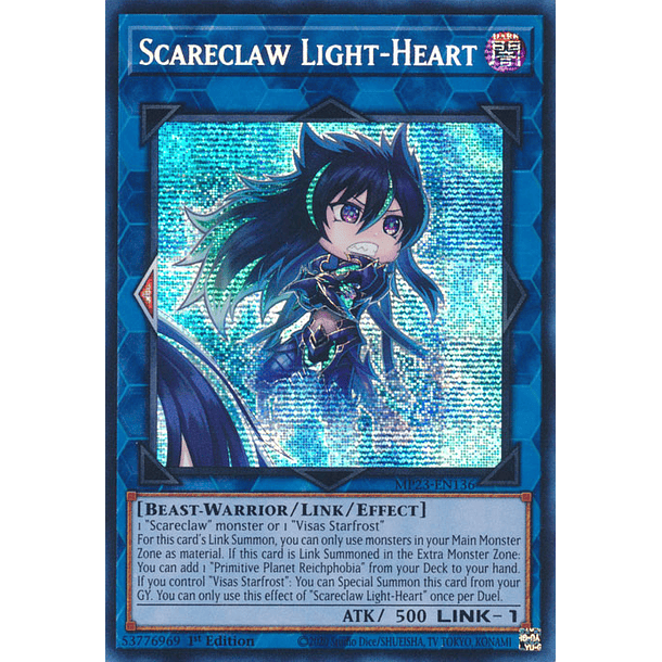 Scareclaw Light-Heart - MP23-EN136 - Prismatic Secret Rare