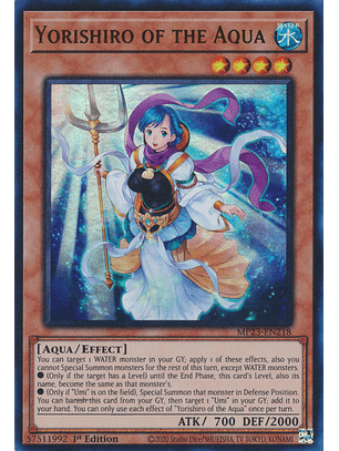 Yorishiro of the Aqua - MP23-EN218 - Ultra Rare