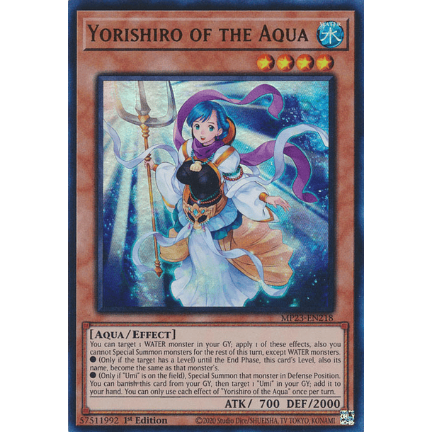 Yorishiro of the Aqua - MP23-EN218 - Ultra Rare