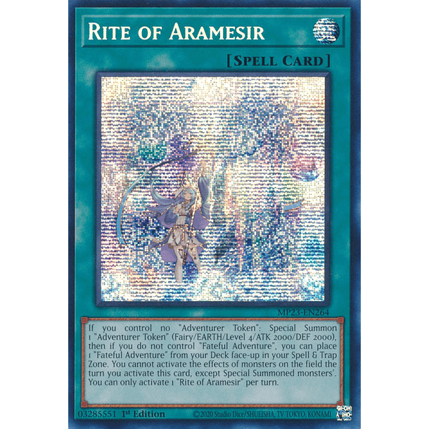 Rite of Aramesir - MP23-EN264 - Prismatic Secret Rare