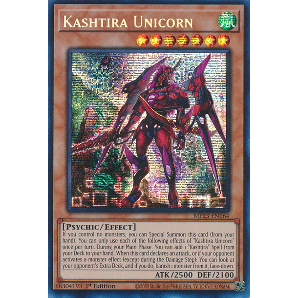 Kashtira Shangri-Ira - MP23-EN190 - Carta Yu-Gi-Oh! Rara Segreta Prismatica, 1a Edizione