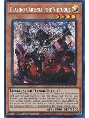 Blazing Cartesia, the Virtuous - MP23-EN162 - Prismatic Secret Rare 