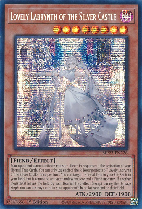 Lovely Labrynth of the Silver Castle - MP23-EN226 - Prismatic Secret Rare