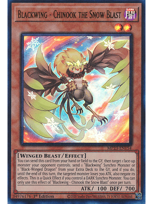 Blackwing - Chinook the Snow Blast - MP23-EN154 - Ultra Rare