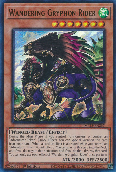Wandering Gryphon Rider - MP23-EN267 - Ultra Rare 1