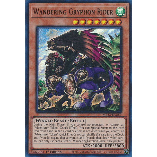 Wandering Gryphon Rider - MP23-EN267 - Ultra Rare