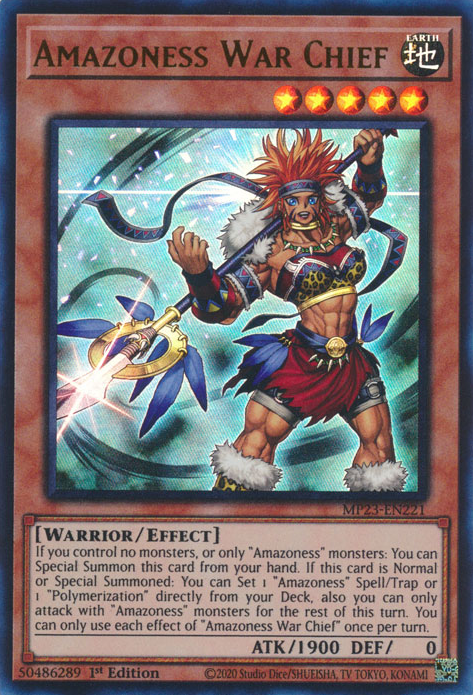 Amazoness War Chief - MP23-EN221 - Ultra Rare 1