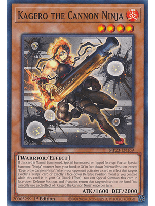 Kagero the Cannon Ninja - MP23-EN169 - Common 