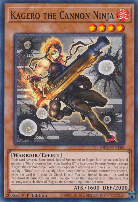 Kagero the Cannon Ninja - MP23-EN169 - Common 
