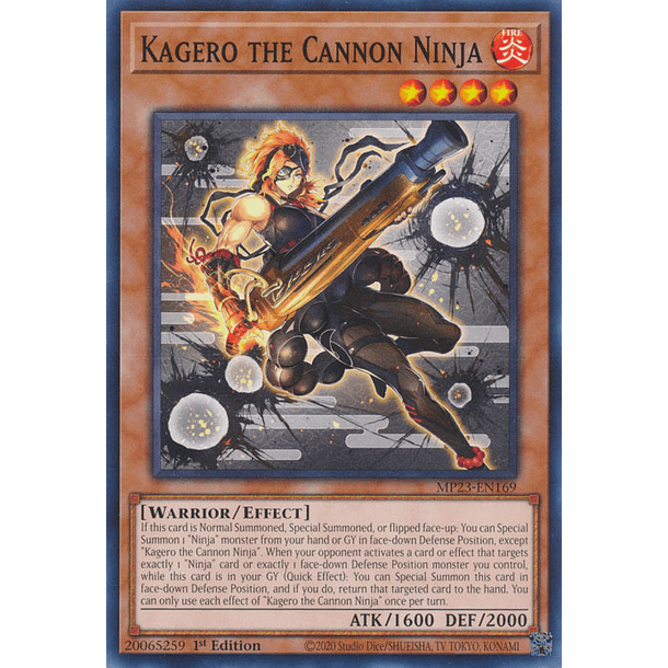 Kagero the Cannon Ninja - MP23-EN169 - Common 