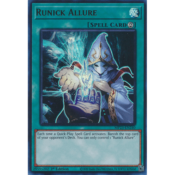 Runick Allure - MP23-EN240 - Ultra Rare