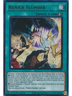 Runick Slumber - MP23-EN246 - Ultra Rare