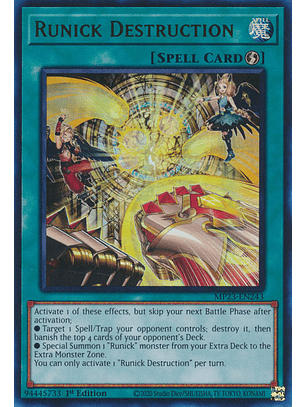 Runick Destruction - MP23-EN243 - Ultra Rare