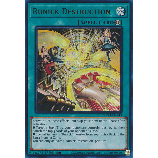Runick Destruction - MP23-EN243 - Ultra Rare