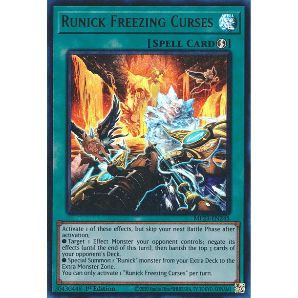 Runick Freezing Curses - MP23-EN245 - Ultra Rare