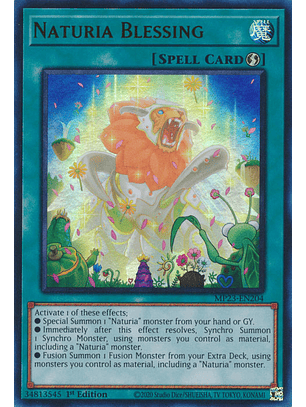 Naturia Blessing - MP23-EN204 - Ultra Rare