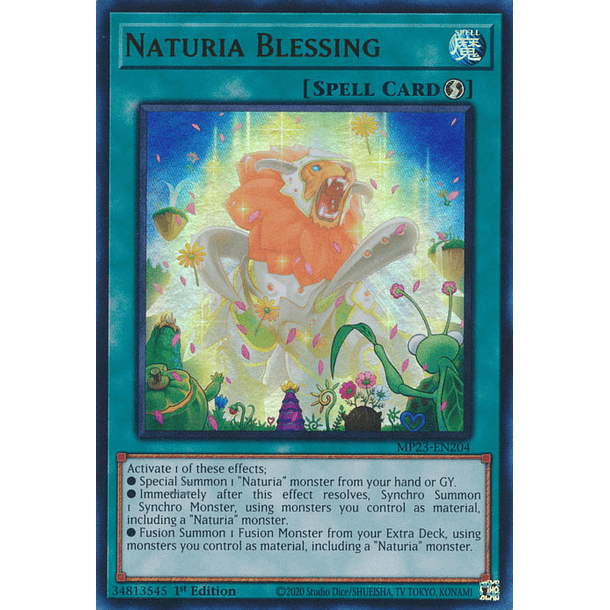 Naturia Blessing - MP23-EN204 - Ultra Rare