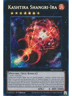 Kashtira Shangri-Ira - MP23-EN190 - Prismatic Secret Rare