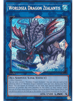 Worldsea Dragon Zealantis - MP23-EN193 - Prismatic Secret Rare