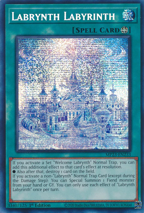 Labrynth Labyrinth - MP23-EN233 - Prismatic Secret Rare