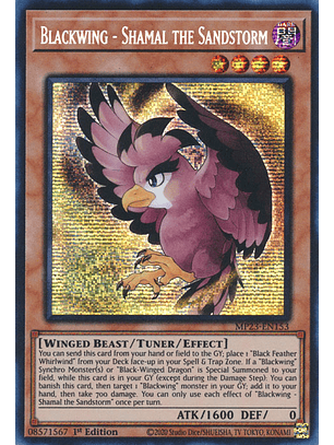 Blackwing - Shamal the Sandstorm - MP23-EN153 - Prismatic Secret Rare