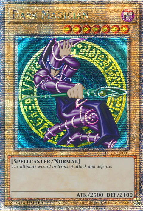 Dark Magician - TN23-EN001 - Quarter Century Secret Rare 