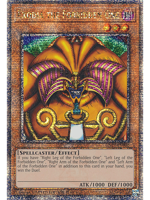 Exodia the Forbidden One - TN23-EN002 - Quarter Century Secret Rare