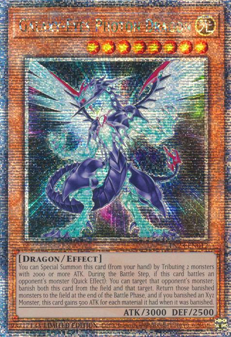 Galaxy-Eyes Photon Dragon - TN23-EN012 - Quarter Century Secret Rare 1