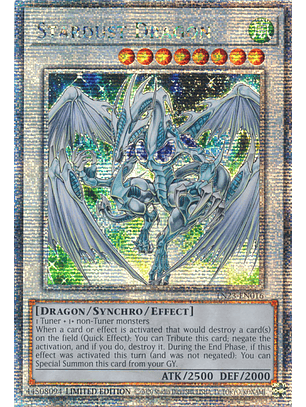 Stardust Dragon - TN23-EN016 - Quarter Century Secret Rare