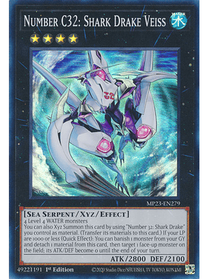 Number C32: Shark Drake Veiss - MP23-EN279 - Super Rare
