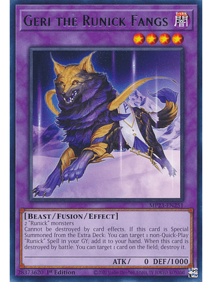 Geri the Runick Fangs - MP23-EN251 - Rare