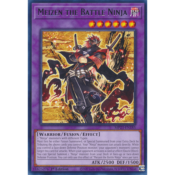 Meizen the Battle Ninja - MP23-EN185 - Rare