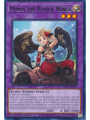 Munin the Runick Wings - MP23-EN250 - Rare