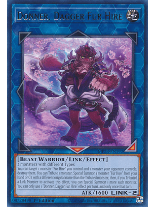 Donner, Dagger Fur Hire - MP23-EN192 - Rare