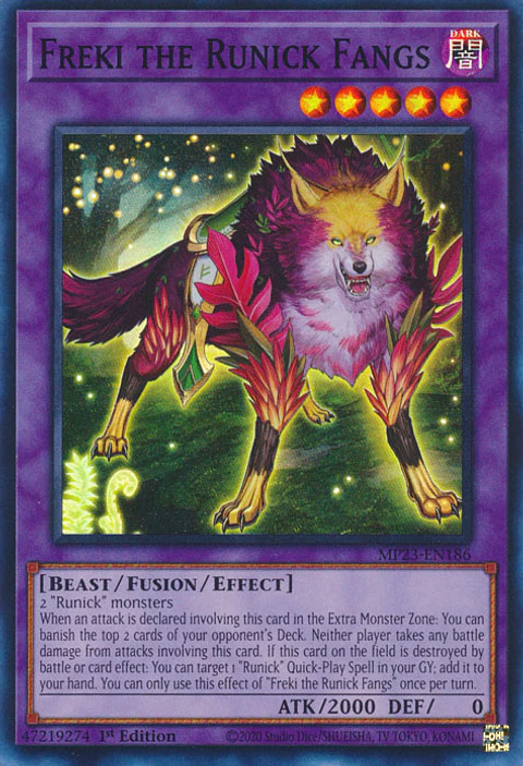 Freki the Runick Fangs - MP23-EN186 - Super Rare