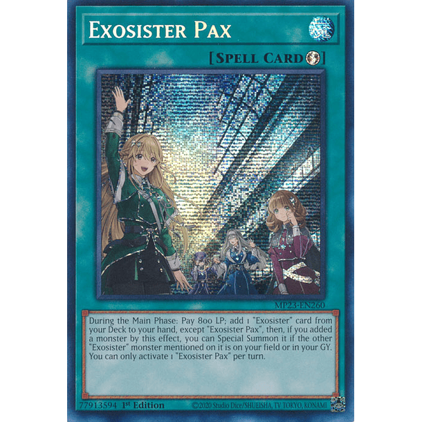 Exosister Pax - MP23-EN260 - Prismatic Secret Rare