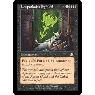 Unspeakable Symbol - SCG - U