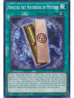 Ninjitsu Art Notebook of Mystery - MP23-EN201 - Common 