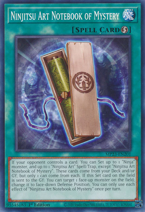 Ninjitsu Art Notebook of Mystery - MP23-EN201 - Common 
