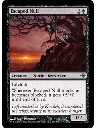 Escaped Null- ROE - U