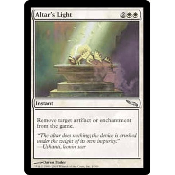 Altar's Light - MRD - U 
