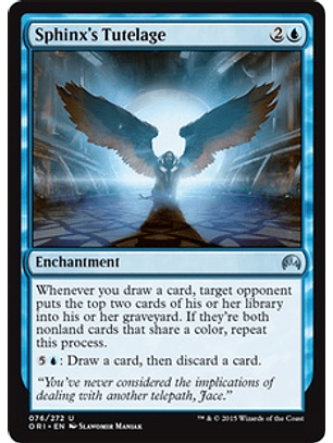 Sphinx's Tutelage - ORI - U 