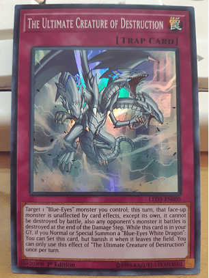 The Ultimate Creature of Destruction - LED3-EN005 - Super Rare 