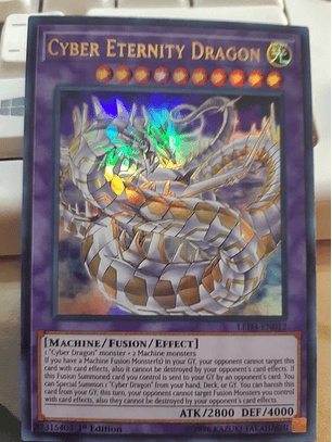 Cyber Eternity Dragon - LED3-EN012 - Ultra Rare 