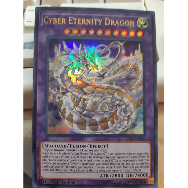 Cyber Eternity Dragon - LED3-EN012 - Ultra Rare 