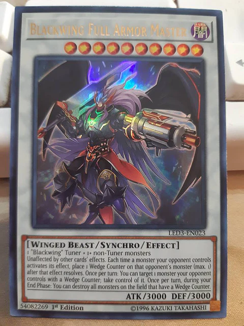 Blackwing Full Armor Master - LED3-EN023 - Ultra Rare