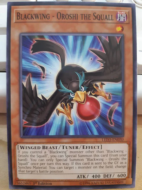 Blackwing - Oroshi the Squall - LED3-EN030 - Common