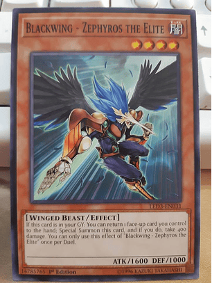 Blackwing - Zephyros the Elite - LED3-EN031 - Common
