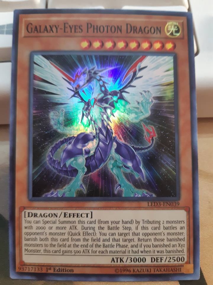 Galaxy-Eyes Photon Dragon - LED3-EN039 - Super Rare 1