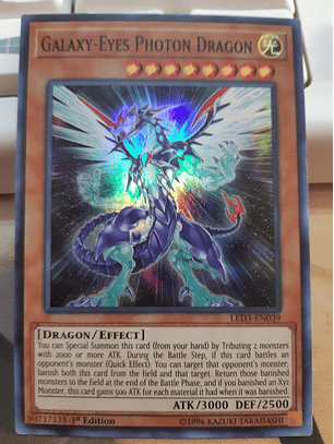 Galaxy-Eyes Photon Dragon - LED3-EN039 - Super Rare
